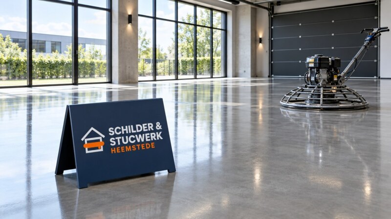 Gevlinderd beton - Schilder & Stucwerk Heemstede
