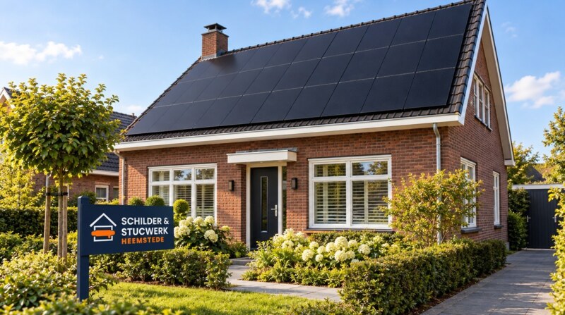 Zonnepanelen - Schilder & Stucwerk Heemstede